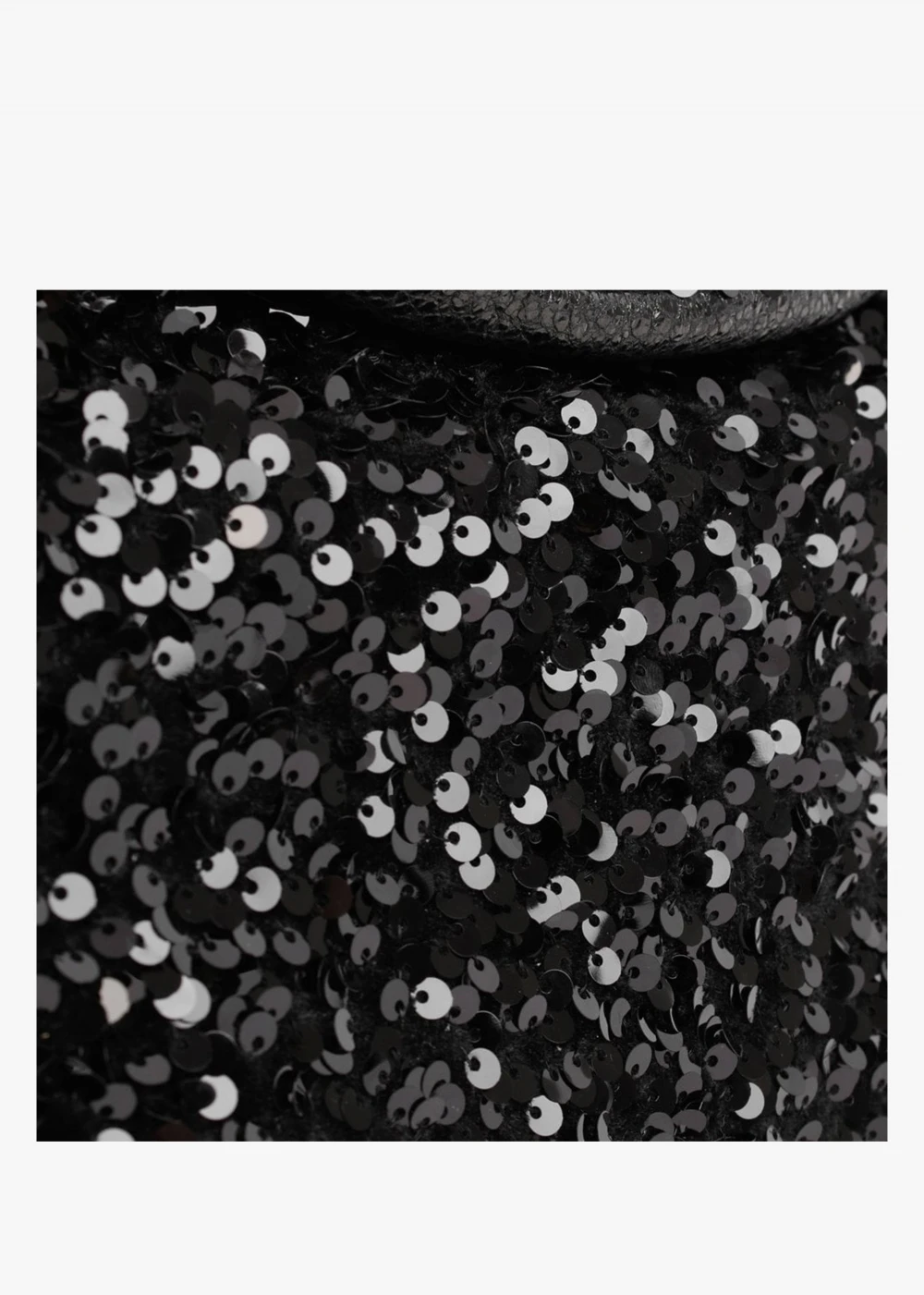 Abro Black Sequin Chain Strap Cross-Body Bag 4 Abro Black Sequin Chain Strap Cross-Body Bag - Image 4