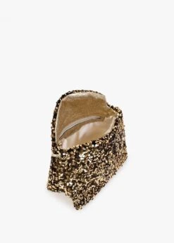 Abro Gold Sequin Chain Strap Cross-Body Bag -Daniel Footwear Shop abr 29992 p131551 198258 image