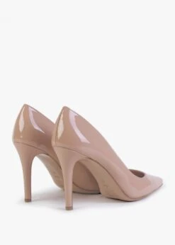 Acourt Beige Patent High Heel Court Shoes -Daniel Footwear Shop acourt 85 p134652 196673 image