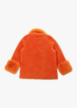 Fiona Short Orange Wool Coat -Daniel Footwear Shop ad fiona short p142329 203183 image