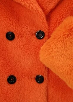 Fiona Short Orange Wool Coat -Daniel Footwear Shop ad fiona short p142329 203184 image
