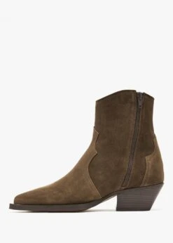 Alpe Addax Tan Suede Western Ankle Boots -Daniel Footwear Shop addax p135879 200602 image