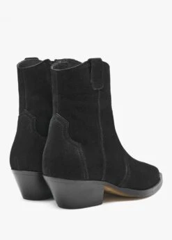 Alpe Addax Black Suede Western Ankle Boots -Daniel Footwear Shop addax p135880 200606 image