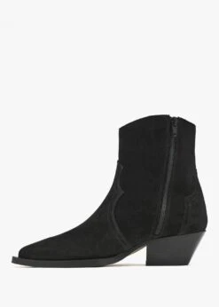 Alpe Addax Black Suede Western Ankle Boots -Daniel Footwear Shop addax p135880 200607 image