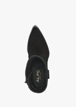 Alpe Addax Black Suede Western Ankle Boots -Daniel Footwear Shop addax p135880 200608 image