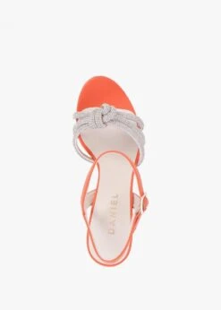 Adiama Orange Slim Heeled Platform Sandals -Daniel Footwear Shop adiama p131732 198602 image