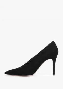 Afia Black Suede V Front Court Shoes -Daniel Footwear Shop afia p134646 196668 image