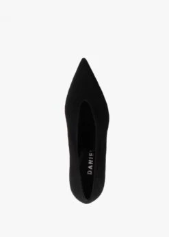 Afia Black Suede V Front Court Shoes -Daniel Footwear Shop afia p134646 196669 image
