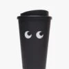 Anya Hindmarch Limited Edition Eyes Black Recycled Plastic Coffee Cup
