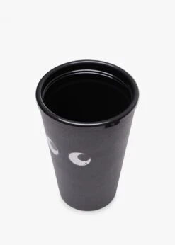 Anya Hindmarch Limited Edition Eyes Black Recycled Plastic Coffee Cup -Daniel Footwear Shop ah coffee cup eyes p136085 201114 image