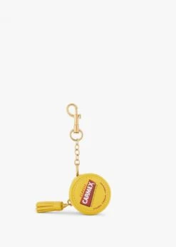 Anya Hindmarch Anya Brands Carmex Yellow Leather Coin Purse
