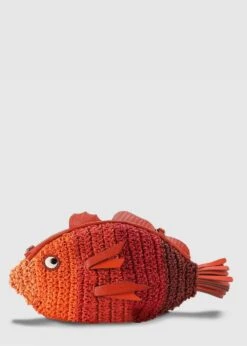 Anya Hindmarch Women's Fish Red Cross Body Bag