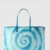 Anya Hindmarch Women's I Am A Plastic Bag Tie Dye Blue Tote Bag