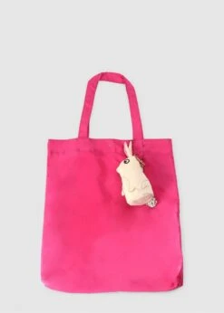Anya Hindmarch Women's Rabbit Charm Pink Tote Bag