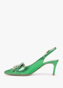 Alunar Green Leather Sling Back Heels 10 Alunar Green Leather Sling Back Heels -Daniel Footwear Shop alunar p132542 199013 image