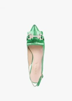 Alunar Green Leather Sling Back Heels 11 Alunar Green Leather Sling Back Heels -Daniel Footwear Shop alunar p132542 199014 image