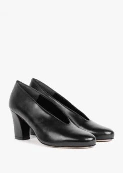 Aneso Black Leather V Front Court Shoes -Daniel Footwear Shop aneso p126484 197216 image