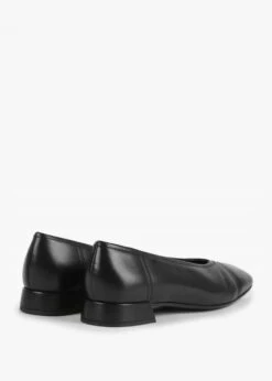 Angled Black Leather Square Toe Pumps 9 Angled Black Leather Square Toe Pumps -Daniel Footwear Shop angled p134460 196537 image