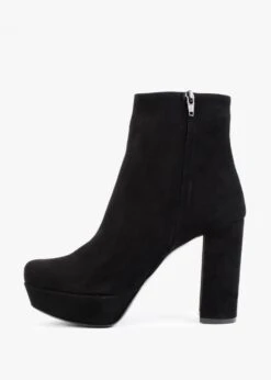 Aplatte Black Suede Platform Ankle Boots -Daniel Footwear Shop aplatte p124777 201936 image