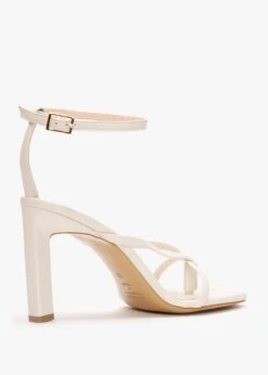 Aricky Beige Leather Strappy Heeled Sandals -Daniel Footwear Shop aricky p124067 199751 image