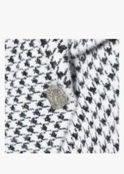 Black & White Houndstooth Coat -Daniel Footwear Shop as a42325 p135959 196446 image