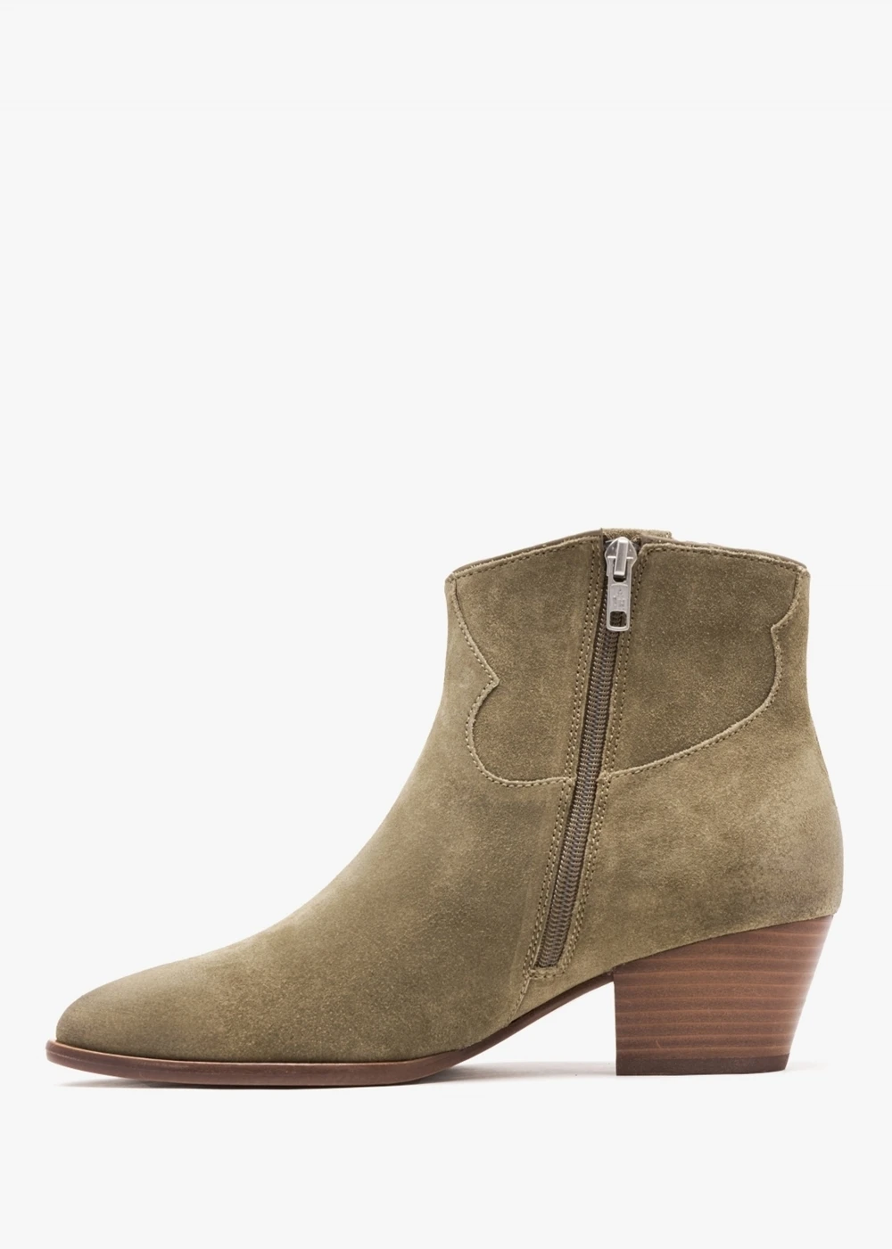 Ash Houston Dune Suede Western Ankle Boots 4 Ash Houston Dune Suede Western Ankle Boots - Image 4