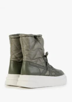 Ash Indigo Leaf Puffy Quilted Trainer Boots -Daniel Footwear Shop ash indigo p131599 198304 image
