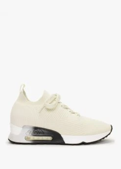 Ash Larsen Gardenia Ribbed Knit Trainers
