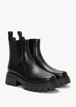 Ash Links Black Leather Chunky Chelsea Boots -Daniel Footwear Shop ash links p124189 201680 image