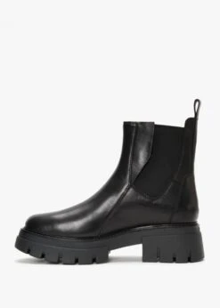 Ash Links Black Leather Chunky Chelsea Boots -Daniel Footwear Shop ash links p124189 201682 image