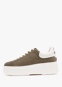 Ash Moby Be Kind Mud Off White Chrome Free Suede Trainers -Daniel Footwear Shop ash moby be kind p135646 200145 image