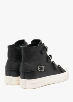 Ash Virgin Black Leather High Top Trainers -Daniel Footwear Shop ash virgin 23 p135648 200150 image