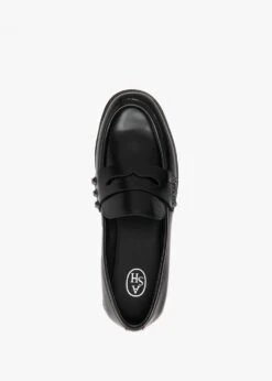 Ash Whisper Studs Black Leather Loafers -Daniel Footwear Shop ash whisper studs p135649 200158 image