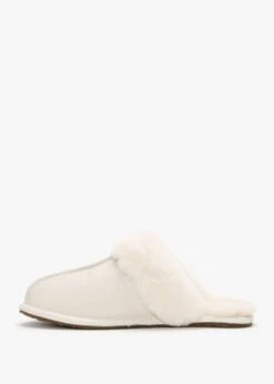 Pale Leather Sheepskin Closed Mule Slippers -Daniel Footwear Shop aus closed mule buff p124304 201727 image