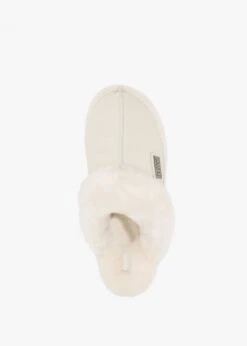 Pale Leather Sheepskin Closed Mule Slippers -Daniel Footwear Shop aus closed mule buff p124304 201728 image