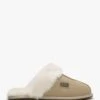 Sand Double-Face Sheepskin Closed Mule Slippers