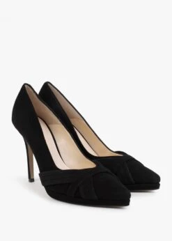 Avercor Black Suede Court Shoes -Daniel Footwear Shop avercor p132835 199211 image