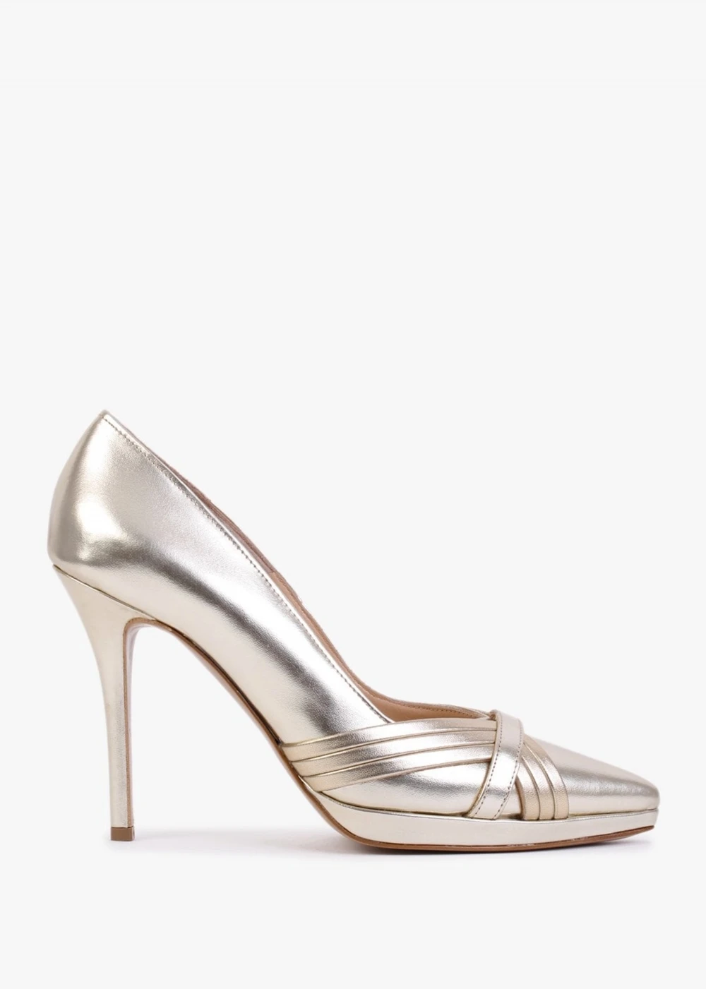 Avercor Gold Leather Court Shoes 1 Avercor Gold Leather Court Shoes