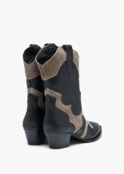 Bandana Black Leather Western Calf Boots -Daniel Footwear Shop bandana calf p135535 199900 image