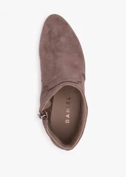 Barara Taupe Suede Western Ankle Boots -Daniel Footwear Shop barara p135995 202768 image