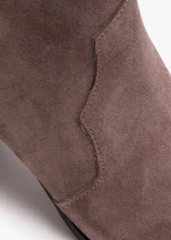 Barara Taupe Suede Western Ankle Boots -Daniel Footwear Shop barara p135995 202770 image
