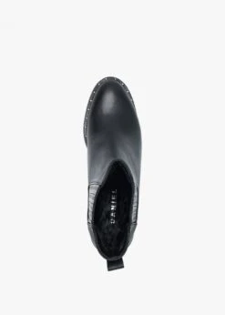 Baver Black Leather Chelsea Boots -Daniel Footwear Shop baver p135538 199914 image