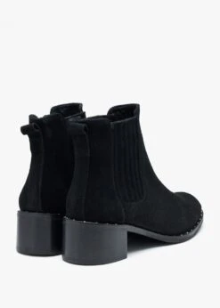 Baver Black Suede Chelsea Boots -Daniel Footwear Shop baver p135539 199917 image