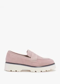 Beloaf Pink Suede Loafers