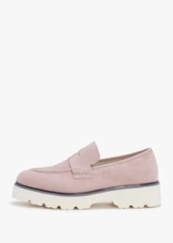 Beloaf Pink Suede Loafers -Daniel Footwear Shop beloaf p134950 194930 image