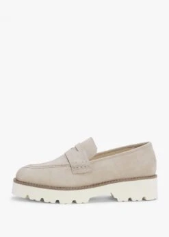 Beloaf Beige Suede Loafers -Daniel Footwear Shop beloaf p134951 194936 image