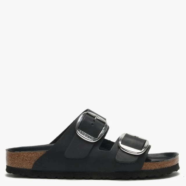 Birkenstock Arizona Big Buckle Black Leather Two Bar Mules 1 Birkenstock Arizona Big Buckle Black Leather Two Bar Mules
