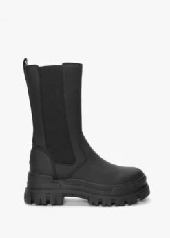 Buffalo Aspha CLF Vegan Black Hi Rain Chelsea Boots
