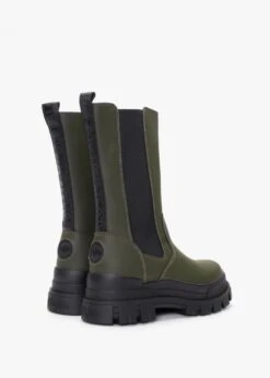 Buffalo Aspha CLF Vegan Khaki Hi Rain Chelsea Boots -Daniel Footwear Shop buff aspha clf rain chelsea hi p131611 198327 image