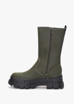 Buffalo Aspha CLF Vegan Khaki Hi Rain Chelsea Boots -Daniel Footwear Shop buff aspha clf rain chelsea hi p131611 198329 image